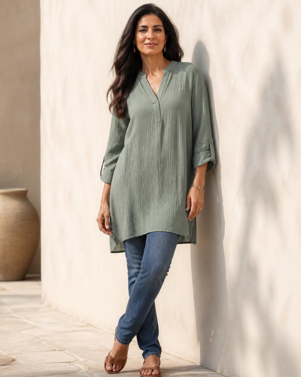 Everyday Tunic in Cream